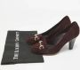 Gucci Vintage Pre-owned Suede heels Purple Dames - Thumbnail 9