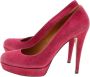 Gucci Vintage Pre-owned Suede heels Red Dames - Thumbnail 3