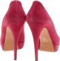 Gucci Vintage Pre-owned Suede heels Red Dames - Thumbnail 4