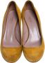 Gucci Vintage Pre-owned Suede heels Yellow Dames - Thumbnail 2