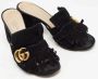 Gucci Vintage Pre-owned Suede mules Black Dames - Thumbnail 4