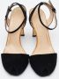 Gucci Vintage Pre-owned Suede sandals Black Dames - Thumbnail 3