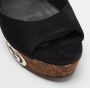 Gucci Vintage Pre-owned Suede sandals Black Dames - Thumbnail 7