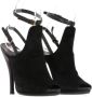 Gucci Vintage Pre-owned Suede sandals Black Dames - Thumbnail 2