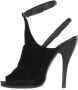 Gucci Vintage Pre-owned Suede sandals Black Dames - Thumbnail 4