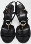 Gucci Vintage Pre-owned Suede sandals Black Dames - Thumbnail 3