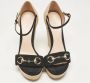 Gucci Vintage Pre-owned Suede sandals Black Dames - Thumbnail 3