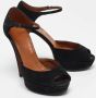 Gucci Vintage Pre-owned Suede sandals Black Dames - Thumbnail 3