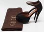 Gucci Vintage Pre-owned Suede sandals Black Dames - Thumbnail 8