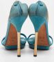 Gucci Vintage Pre-owned Suede sandals Blue Dames - Thumbnail 5