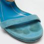 Gucci Vintage Pre-owned Suede sandals Blue Dames - Thumbnail 7