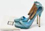 Gucci Vintage Pre-owned Suede sandals Blue Dames - Thumbnail 9