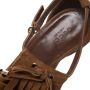 Gucci Vintage Pre-owned Suede sandals Brown Dames - Thumbnail 6