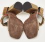 Gucci Vintage Pre-owned Suede sandals Brown Dames - Thumbnail 6