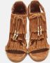 Gucci Vintage Pre-owned Suede sandals Brown Dames - Thumbnail 3