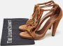 Gucci Vintage Pre-owned Suede sandals Brown Dames - Thumbnail 9