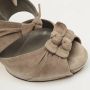Gucci Vintage Pre-owned Suede sandals Gray Dames - Thumbnail 8