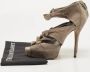Gucci Vintage Pre-owned Suede sandals Gray Dames - Thumbnail 10