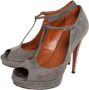 Gucci Vintage Pre-owned Suede sandals Gray Dames - Thumbnail 3