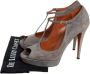 Gucci Vintage Pre-owned Suede sandals Gray Dames - Thumbnail 7