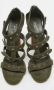 Gucci Vintage Pre-owned Suede sandals Green Dames - Thumbnail 3