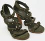 Gucci Vintage Pre-owned Suede sandals Green Dames - Thumbnail 4