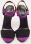Gucci Vintage Pre-owned Suede sandals Multicolor Dames - Thumbnail 3