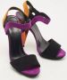 Gucci Vintage Pre-owned Suede sandals Multicolor Dames - Thumbnail 4