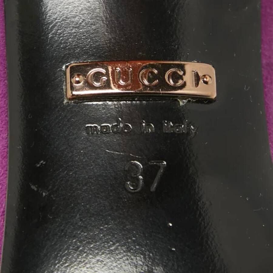 Gucci Vintage Pre-owned Suede sandals Multicolor Dames