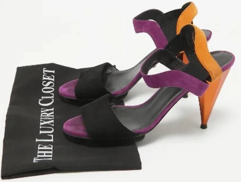 Gucci Vintage Pre-owned Suede sandals Multicolor Dames