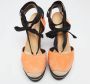Gucci Vintage Pre-owned Suede sandals Orange Dames - Thumbnail 3