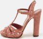 Gucci Vintage Pre-owned Suede sandals Pink Dames - Thumbnail 2