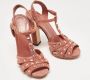 Gucci Vintage Pre-owned Suede sandals Pink Dames - Thumbnail 4