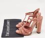 Gucci Vintage Pre-owned Suede sandals Pink Dames - Thumbnail 9