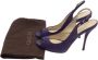 Gucci Vintage Pre-owned Suede sandals Purple Dames - Thumbnail 7
