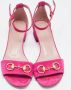 Gucci Vintage Pre-owned Suede sandals Purple Dames - Thumbnail 2