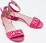 Gucci Vintage Pre-owned Suede sandals Purple Dames - Thumbnail 3