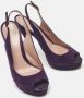 Gucci Vintage Pre-owned Suede sandals Purple Dames - Thumbnail 3
