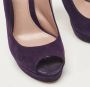 Gucci Vintage Pre-owned Suede sandals Purple Dames - Thumbnail 6