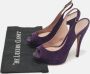 Gucci Vintage Pre-owned Suede sandals Purple Dames - Thumbnail 8
