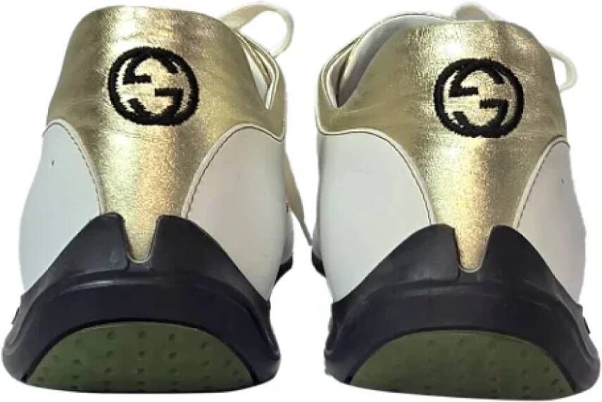 Gucci Vintage Pre-owned Suede sneakers Beige Dames