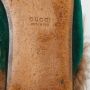 Gucci Vintage Pre-owned Velvet flats Green Dames - Thumbnail 7