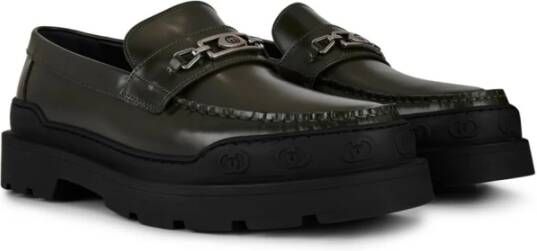 Gucci Millennial Ribot GG Logo Loafers Green Heren