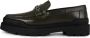 Gucci Millennial Ribot GG Logo Loafers Green Heren - Thumbnail 4