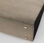 Gucci Vintage Tweedehands canvas tote tas met slot - Thumbnail 2