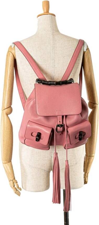 Gucci Vintage Tweedehands Gucci Bamboo Kleine Rugzak
