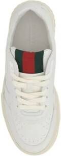 Gucci Witte Leren Tennisschoenen White Dames