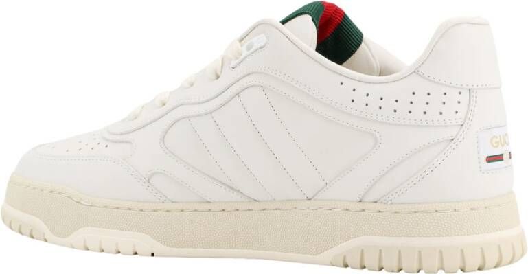 Gucci Witte Sneakers met Webdetail