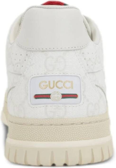 Gucci Witte Sneakers Re-Web Stijl