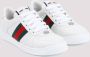 Gucci Veterschoenen met contrasterende plateauzool White Dames - Thumbnail 7